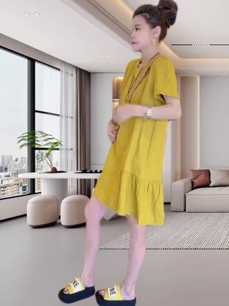 #夏装新款 #小清新穿搭 #气质仙女裙穿搭