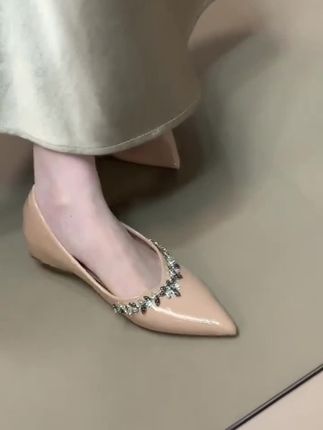 好精致的水钻单鞋!#仙女鞋 #你鞋真好看 #单鞋