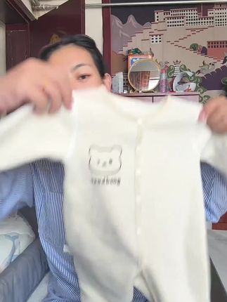 宝宝保暖连体衣春秋冬季加绒哈衣男女小童暖绒外出服婴儿室内爬服#连体衣宝宝 #连体衣服 #连体衣