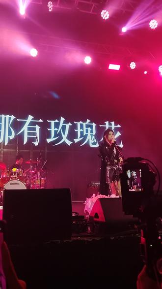 哪有玫瑰花不会凋零。#阿悠悠旧梦一场深圳演唱会