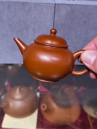 孟臣款小水平壶80cc原矿朱泥 做工小巧精致#紫砂壶 #孟臣壶 #三伏天养生局 #中秋节手工