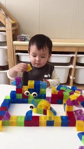 磁力正方体 即是开放性拼搭玩具,也是不错的几何教具 #磁力方块 #磁力方块积木#积木搭建 #益智玩具 #积木玩具