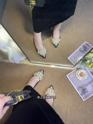 妈呀!穿上去真的好贵气的那种、#宝藏鞋子 #高跟鞋穿搭 #女鞋推荐