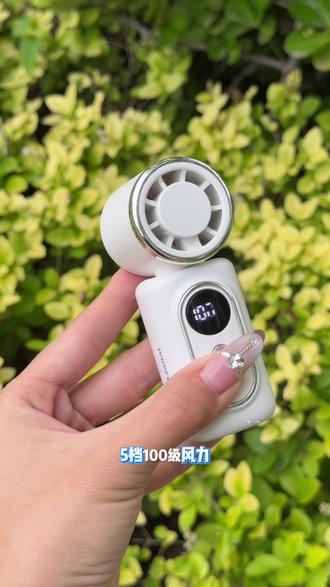 可以解放双手的小风扇 你见过吗#夏天必备 #高温#风扇 #手持风扇