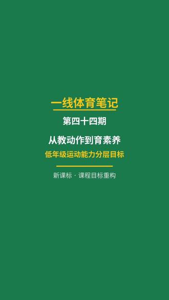 从“教动作”到“育素养”:低年级运动能力分层目标 传统体育课的逻辑是教动作:老师示范,学生模仿,重复练习,直到动作标准。
这没有错,但在新课标框架下已经不够了。新课标要求我们培养的是运动素养,不仅仅是动作技能。
从教动作到育素养
传统 vs 新课标要求
运动素养包括四个维度:
基本运动技能——走跑跳投等基础能力
专项运动技能——球类游泳等专项技能
体能水平——力量速度耐力柔韧
运动认知——理解规则健康意识
同一个班的孩子,能力差距可能非常大。分层目标的意义,就是让每个孩子都能在自己的水平上得到发展。
三层目标设计框架
三层目标详解
基础层:完成基本动作即可。保证参与不握队,建立运动自信。适合运动基础较弱的学生。
发展层:达到单元核心目标。动作协调流畅,能参与基本练习。适合中等水平的学生。
拓展层:超越基础目标。动作质量优秀,能帮助同伴学习。适合运动能力较强的学生。
低年级跑步单元实例
分层目标案例
基础层:连续跑30秒不停步,保持直线跑姿即可。
适合:1年级运动基础弱的孩子
发展层:30秒内完成指定距离,摆臂与步伐协调。
适合:大部分一二年级学生
拓展层:根据距离调整节奏,同伴挑战中保持稳定。
适合:2年级运动能力强的孩子
分层不是贴标签
分层目标不是给学生贴标签,而是给每个学生一个跳一跳就能够到的目标。
低年级尤其重要:这个阶段建立起来的运动自信和运动兴趣,将影响孩子一生的运动习惯。
关注一线体育笔记,每期一条实用干货。
#一线体育笔记 #小学体育 #运动能力 #分层教学