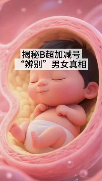 揭秘B超加减号“辨别”男女真相#创作者中心 #创作灵感 #孕期知识 #孕期检查一路绿灯 #胎儿发育