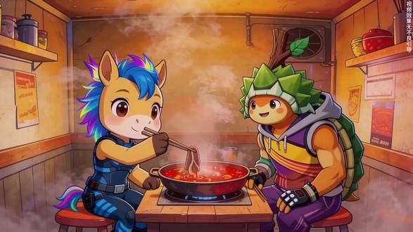 新人迷核与霓虹探讨无畏契约现状#无畏契约 #我AI瓦、#破次元过新年、#随变AI随便玩、#随变AI合拍也太好玩了吧