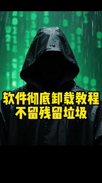 软件彻底卸载教程,不留残留垃圾
#电脑小技巧 #电脑知识 #网络安全 #黑客 #编程
