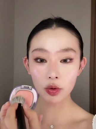 【官方正品】girlscursh/gc高光粉膏饼水光浴提亮脸部修容冻干腮红A #高光粉膏