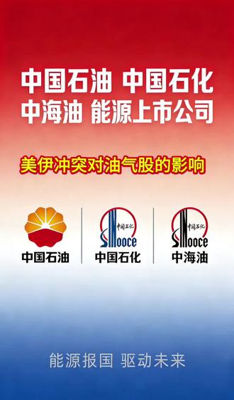 美伊冲突加剧,大A三桶油集体涨停#美伊冲突 #上市公司#中石油#中海油#股票