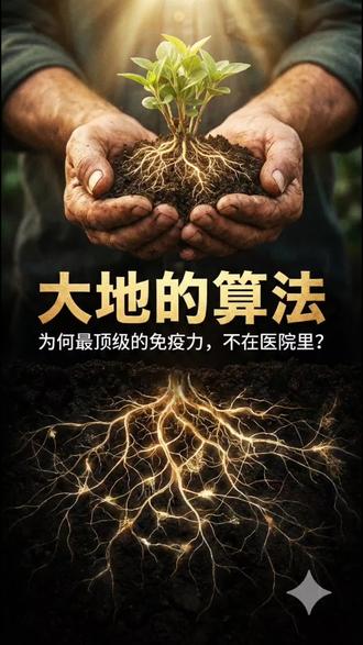 你有没有想过:为什么在健康的土壤里,连害虫都不愿去啃食那些强壮的蔬菜?
为什么在面对全球的健康大考时,拥有最尖端医疗设备的欧美,却显现出巨大的系统脆弱性?
本期纪录片解说,带你穿透表象,探寻折叠在泥土深处的生命密码。
从农业里看似无意义的“埋木头堆肥”,到长野县小学生的“体质逆袭”;
从大自然的“清道夫”法则,到人体肠道内的“微生态发酵农法”。
其实,人类的体质,正是大地的镜像。
当我们在对抗中精疲力尽时,真正的答案早已写在脚下的土壤中:肠道就是你体内的土壤,多补充天然发酵食物,建立微生态屏障,才是最顶级的防御。
看懂了土壤,你就看懂了生命。
无论你现在正经历健康焦虑,还是精神内耗,请静下心来看完,重新找回你身体里最强大的底层秩序。
🚀 爆款标签包(全领域覆盖分类)
为了让系统算法精准抓取你的跨界内容,推荐在发布时直接加上这些标签(全面覆盖四大流量池):
🌿 【三农与自然生态池】(吸引农业、园艺及环保人群)
#菌田农法 #堆肥 #微生物发酵 #有机蔬菜 #自然农法