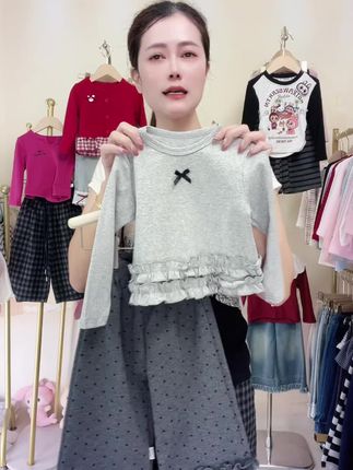 #高品质童装 #春秋穿搭 #甜美穿搭 #源头实力厂家 #便宜又好穿 纯棉上衣