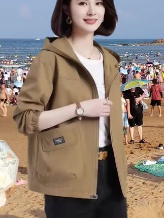 #休闲外套#连帽外套#女装