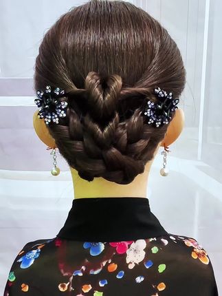 #优雅女人气质盘发 #盘发教程 #简单编发 #编发最美编发 #简单好看发型