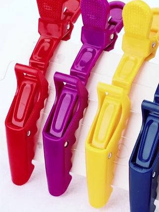 美发无痕发夹刘海鸭嘴鳄鱼发卡侧边定位夹理发化妆师专用头发夹子#美发发夹 #化妆定位夹 #无痕鸭嘴夹 #鳄鱼发卡 #理发专用夹