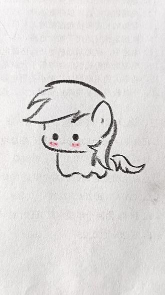 小马宝莉|Q版|云宝简笔画✨✨#小马宝莉#云宝#小马宝莉简笔画#Q版#小马宝莉头像