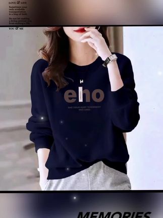 早秋卫衣女生时尚百搭秋冬装长袖上衣韩系服装圆领打底衫