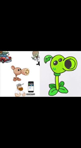 画豌豆射手#简笔画#画画#动漫#二次元@抖音创作者中心 @抖音小助手 @抖音青少年