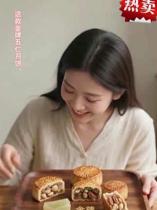 #传统糕点 #五仁月饼 #点心美食 #糕点美食 #吃货必备
