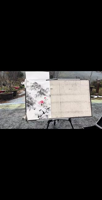 大陸2026第八十幅水墨寫生創作『春分遇上龍抬頭』圖分享