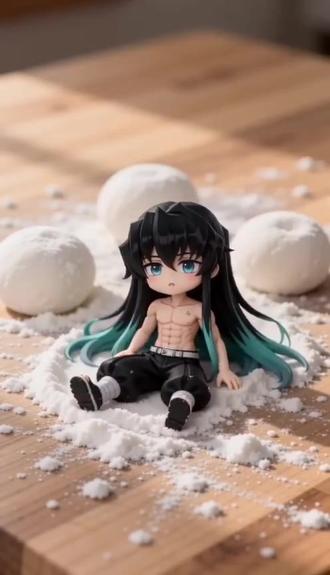 #随变ai随便玩 #用seedance尽情创作 #随变一戳变身小可爱 特地用的腹肌图片😍#时透无一郎 #鬼灭之刃