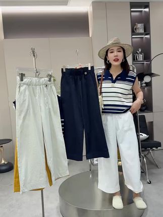 上衣随便搭的阔腿裤,简单舒适百搭不挑人#夏季穿搭 #阔腿裤#显瘦穿搭