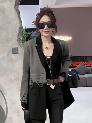 #时尚潮流外套#秋季新款#今日穿搭look #高品质女装