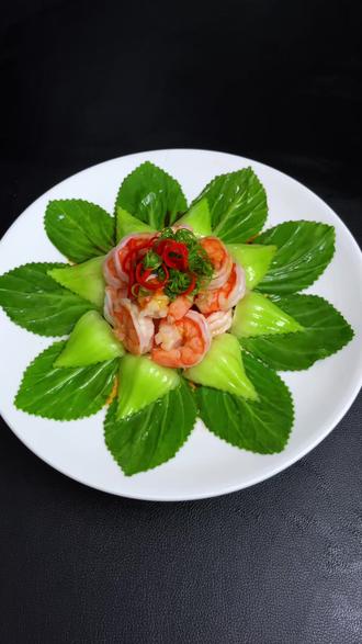 三叶青做出五星酒店的菜肴#美食 #摆盘技巧 #创意美食 #美食教程 #家常菜