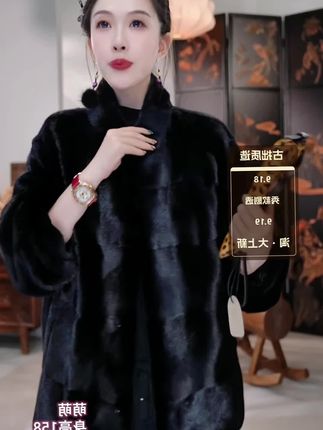 “暖东方”进口紫金短二水貂外套#原创设计 #高级感穿搭 #只做高品质 #女神穿搭 #水貂外套
