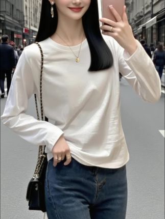 #T恤 #打底衫 #女装搭配 #时尚穿搭 #内搭外穿都好看