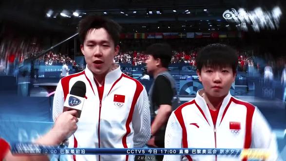 已经看了n多遍,谁懂啊#王楚钦,孙颖莎 ,#巴黎奥运会