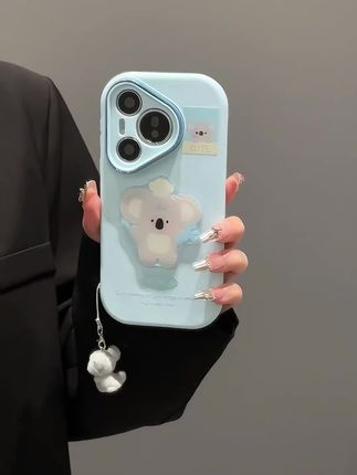金属小象手机壳绝绝子#公仔 #毛绒公仔玩具 #手机壳