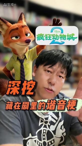 疯狂动物城的谐音梗你看懂了吗?#疯狂动物城 #雅思 #shady的英语频道 #英语 #英语口语