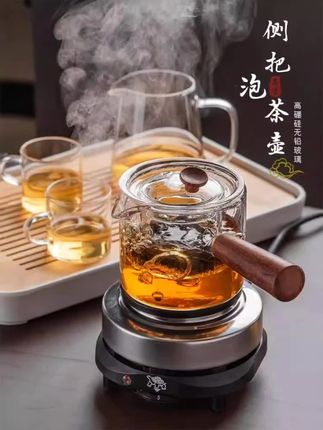 #茶人茶生活 #强烈推荐 #茶 #种草 #好物推荐🔥 8简约茶具套装,家用耐热加厚泡茶壶红茶煮茶器