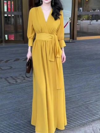 2025秋季新款时尚显瘦气质女士网红洋气连衣裙百搭款D22142#高级感穿搭 #连衣裙