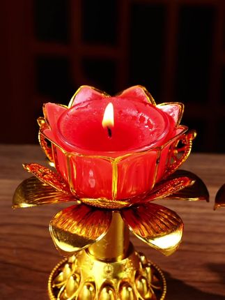 中秋莲花酥油灯#见者好运 #潮汕民俗文化 #中秋拜月娘 #莲花灯