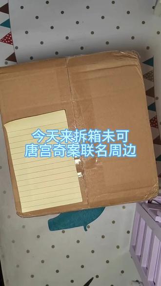 Unboxing l 未可唐宫联名(我应该是全网最后一个开箱的吧😅)#快递开箱 #白鹿 #李佩仪 #唐宫奇案 #上热门