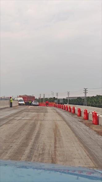 G225国道改扩建#抱套哦河新桥启用