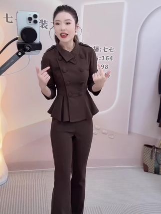 #好物推荐🔥 【两件套】气质时尚2025春秋新款洋气修身显瘦百搭裤子套装LJ0032#高级感穿搭 #强烈推荐 #日常分享 #质量第一诚信为本