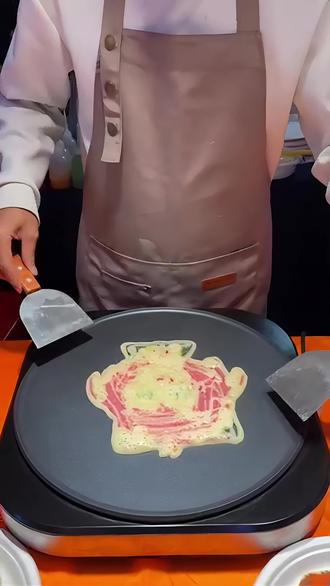 拿捏住了,没翻车#煎饼 #二次元 #出摊啦