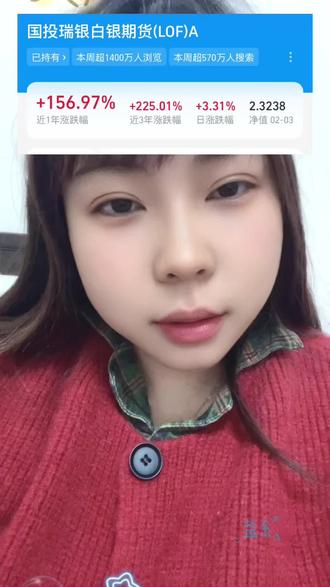 什么情况?怎么才3个点?#国投白银#基金 #国际白银