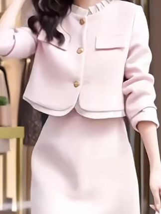 小香风半身裙子#女神 #女装 #女装时尚穿搭