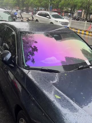 台风来得突然,这时候好的玻璃水就能让玻璃保持4K高清#玻璃水 #蓝海豚玻璃水