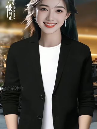 宝子们,这款休闲针织开衫外套百搭啦~经典黑色,简约又高级,不管什么风格都能轻松适配。针织面料柔软亲肤,穿着舒服又自在,春秋季单穿,初冬内搭都很合适。利落的版型,不挑身材,还能很好地修饰身形,让你看起来干练又有气质。搭配白色T恤和牛仔裤,休闲随性;配条裙子,又多了份优雅。日常通勤、约会逛街,穿上它准没错,轻松打造出属于你的时尚感#时尚穿搭 #强烈推荐 #气场全开 #针织开衫#男装外套
