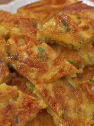 蔬菜饼这样做真的太好吃了#家常菜