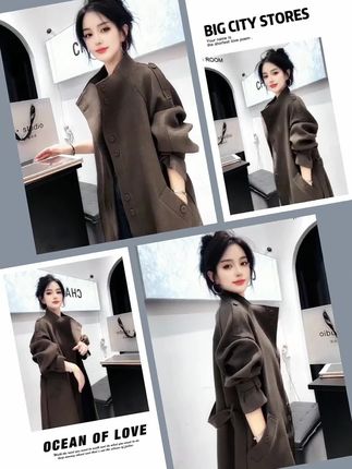 2025秋季新款时尚显瘦气质网红高档洋气女高级百搭宽松大码风衣潮