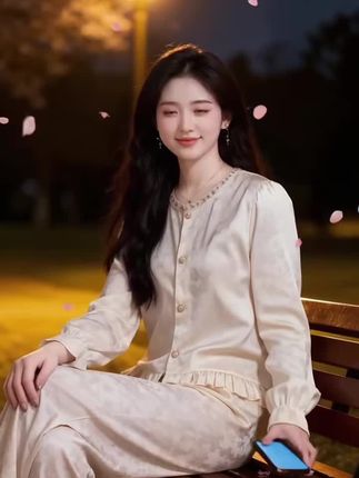 #睡衣穿搭 #睡衣家居服 #在家也要美美哒 #谁穿谁好看#面料柔软舒适 @DOU+上热门 @抖加🔥上热门🔥dou+🔥热点宝