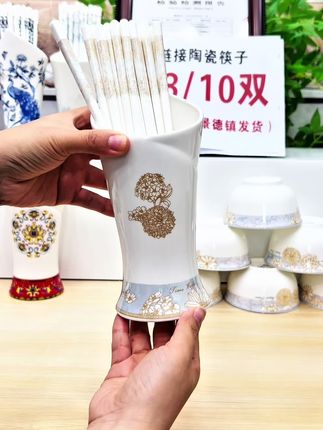 景德镇陶瓷筷子 #陶瓷筷子 #景德镇陶瓷筷子