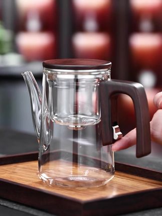 飘逸杯长嘴玻璃泡茶壶