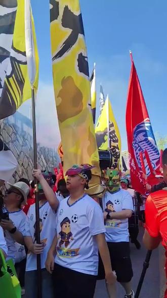 宜昌恩施一家亲#楚超#为自己喜欢的球队加油呐喊